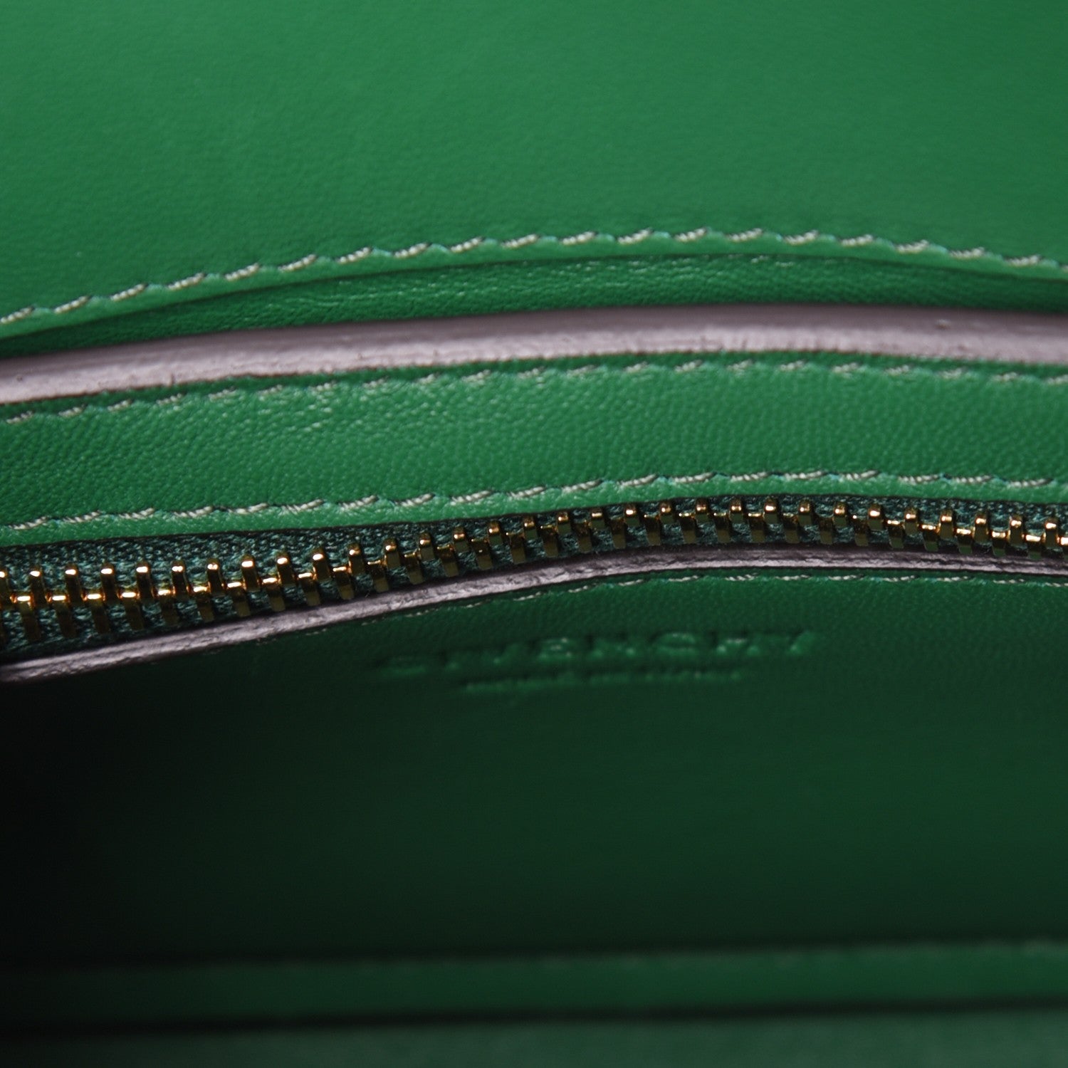 Givenchy Calfskin Crocodile Embossed Mini Horizon Satchel Green 7 of 7