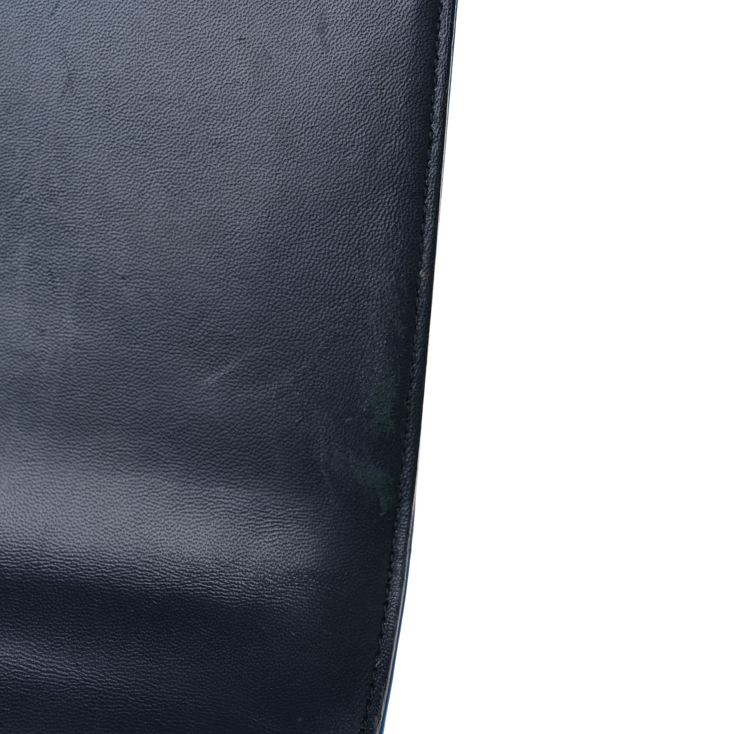 Metallic Patent Micro-Cannage Medium Diorama Flap Bag Blue