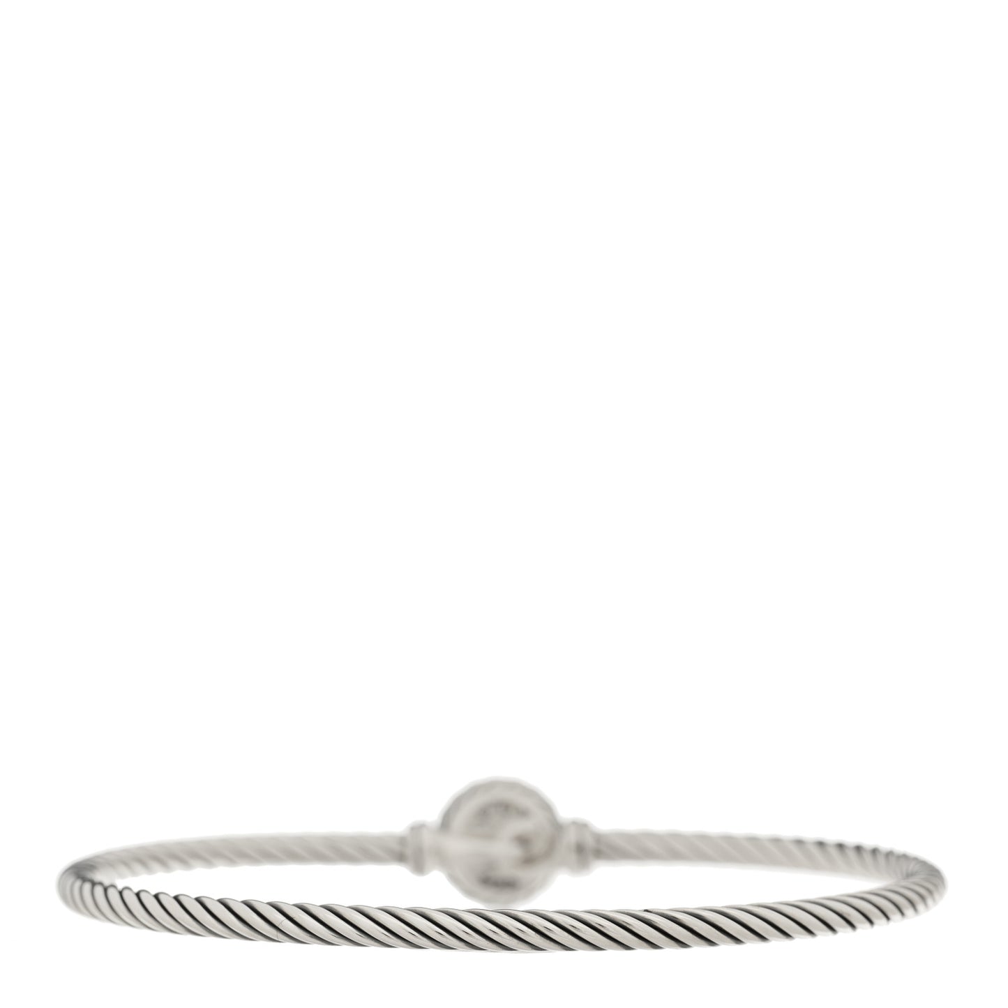 Sterling Silver Blue Topaz 3mm Chatelaine Bracelet