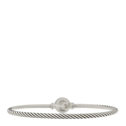 David Yurman Sterling Silver Blue Topaz 3mm Chatelaine Bracelet 2 of 3