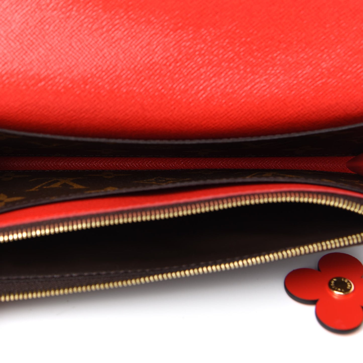 Monogram Bloom Flower Emilie Wallet Rouge
