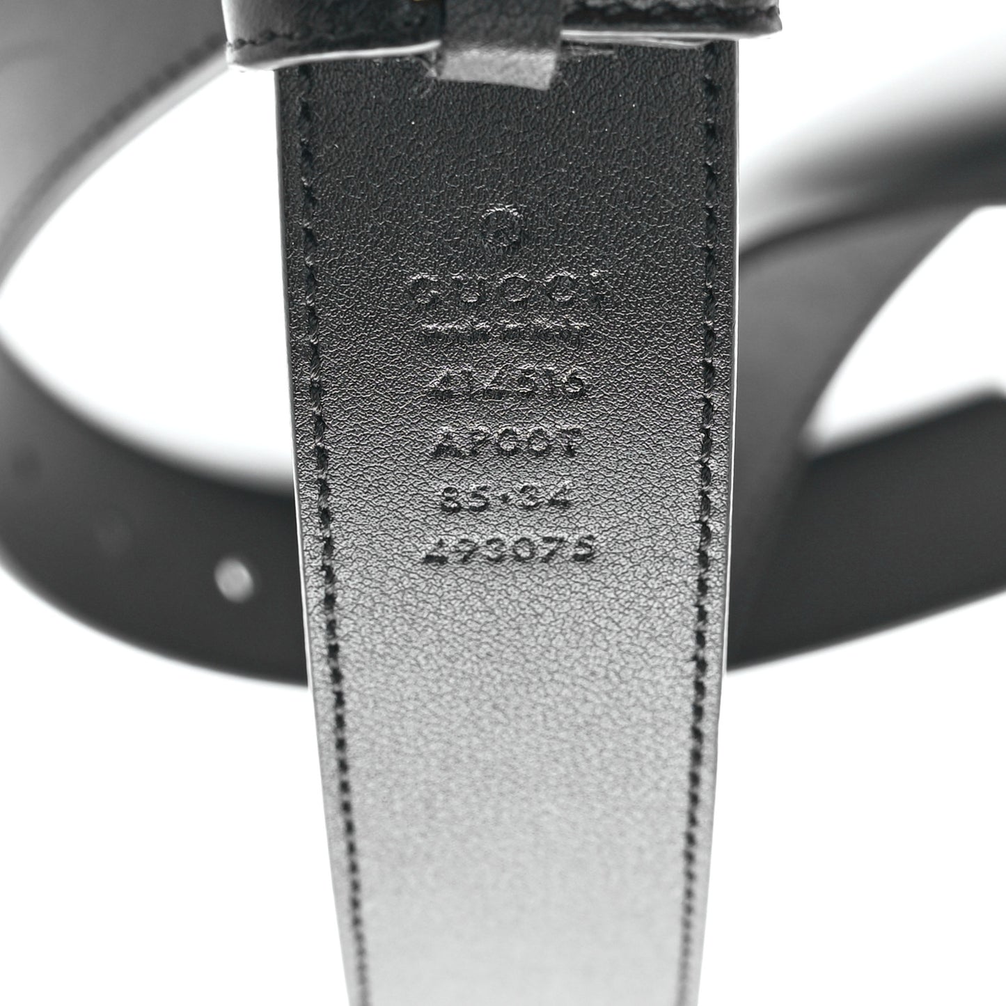 Calfskin Double G 30mm Belt 85 34 Black