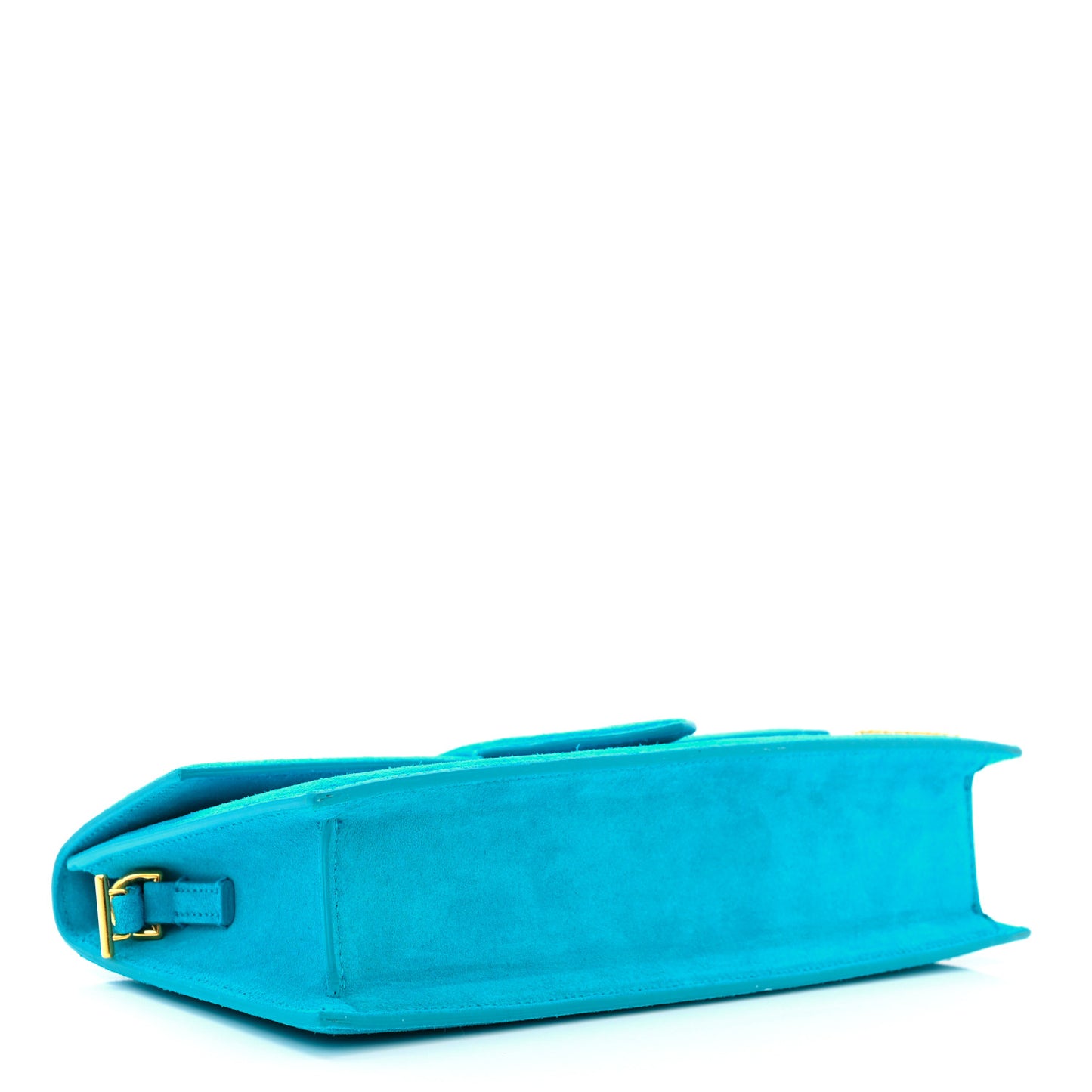 Suede Le Bambino Long Dark Turquoise
