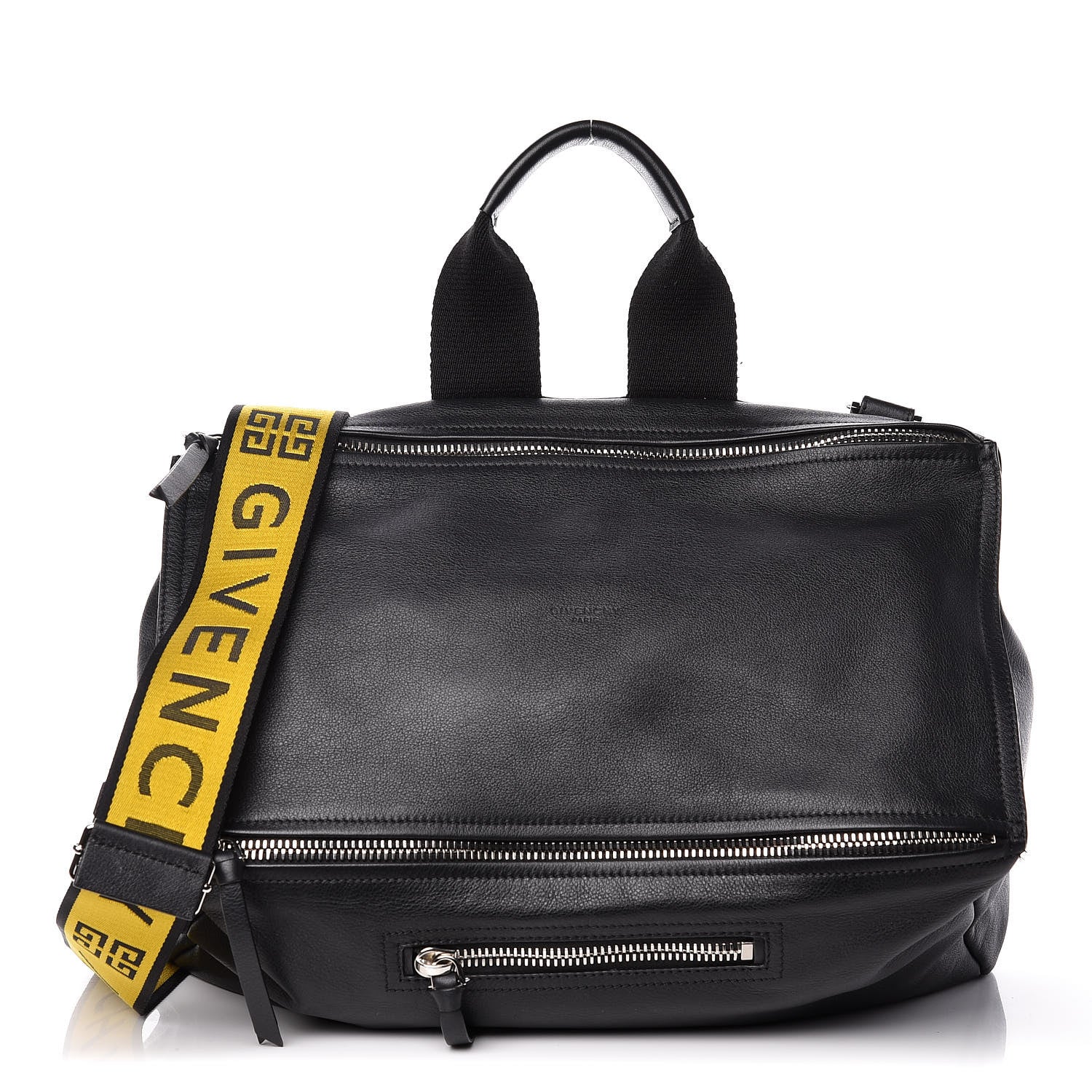 Givenchy Calfskin Large Pandora Logo Strap Black 1 of 9