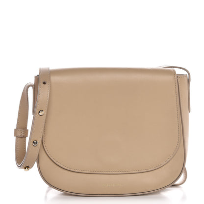 Mansur Gavriel Calfskin Flap Crossbody Bag Beige 1 of 8