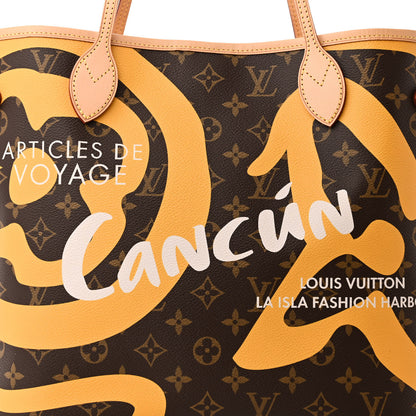 Louis Vuitton Monogram Tahitienne Cancun Neverfull MM 8 of 10