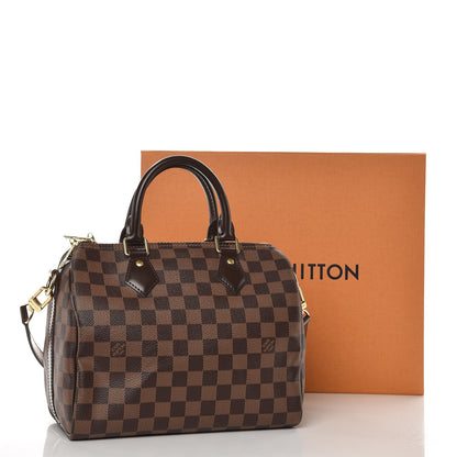 Louis Vuitton Damier Ebene Speedy Bandouliere 25 9 of 9