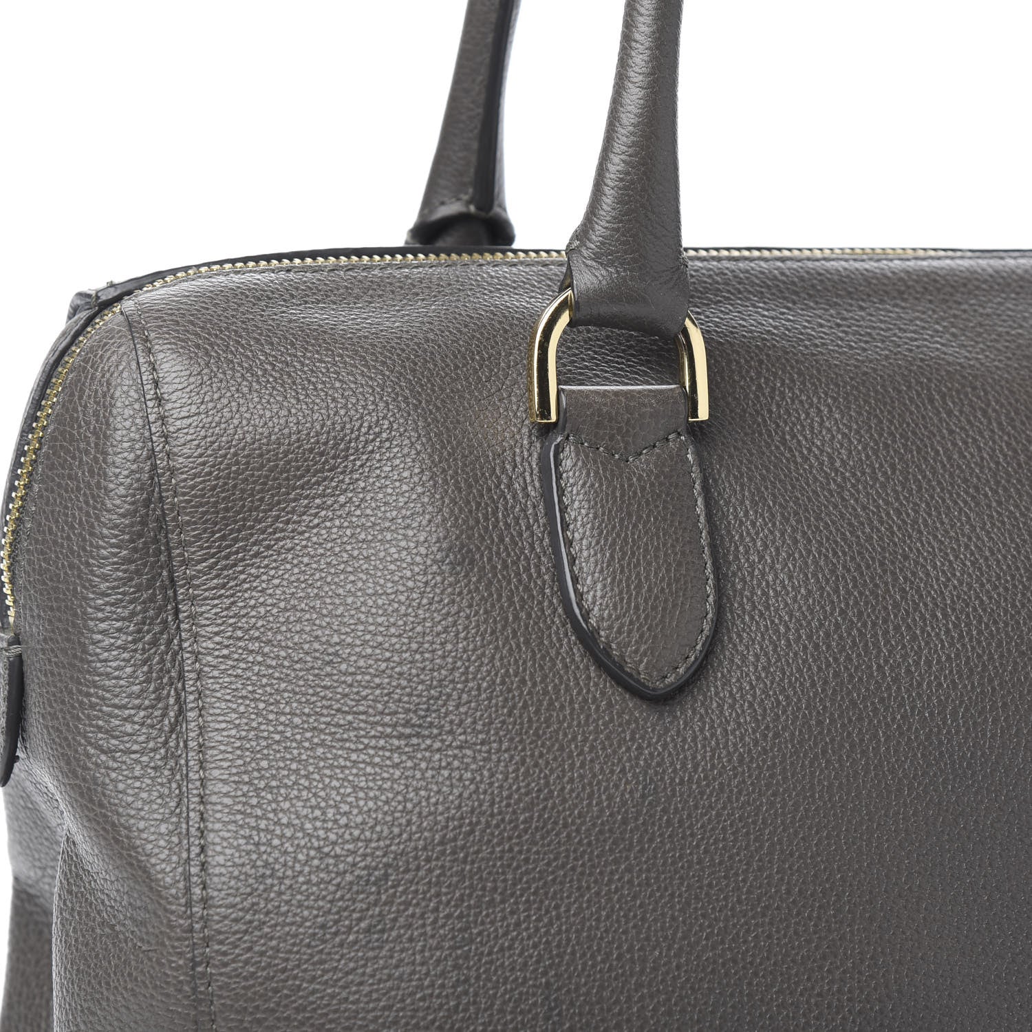 Mulberry Glossy Goatskin Medium Del Rey Satchel Grey 13 of 14