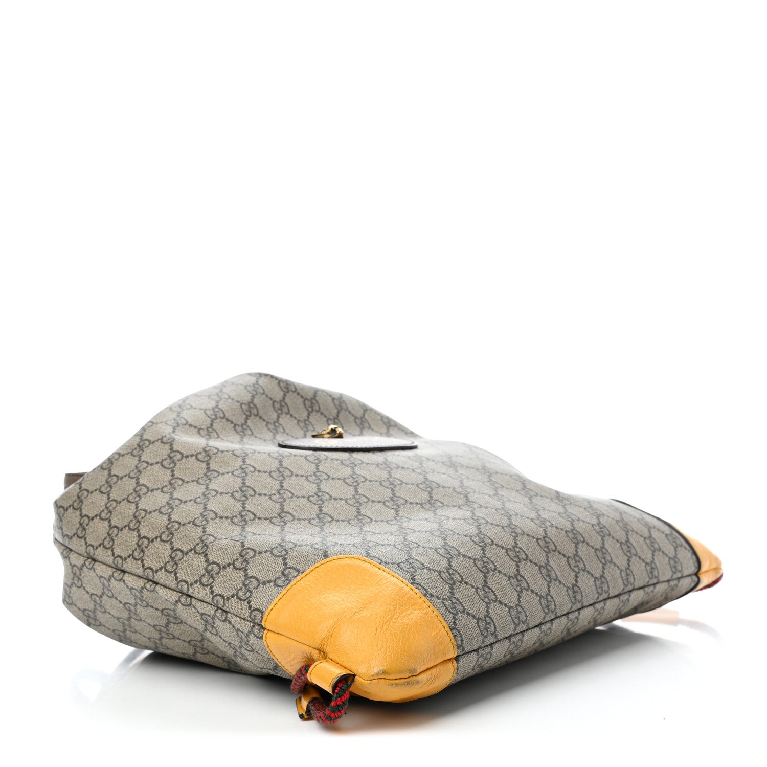 Gucci GG Supreme Monogram Neo Vintage Drawstring Backpack Beige New Acero Crop 3 of 8