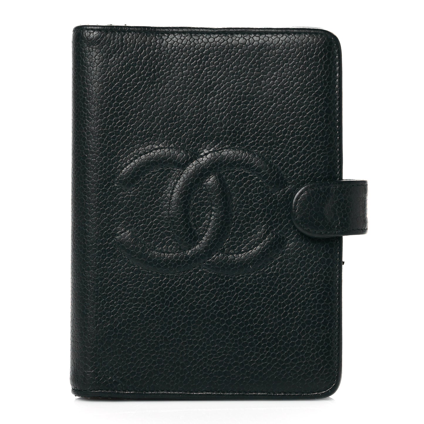 Caviar CC Small Ring Agenda Planner Dark Green