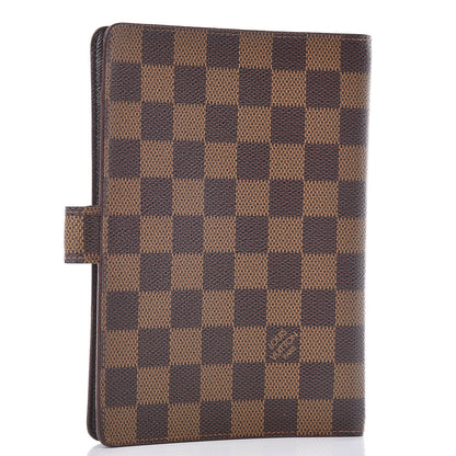 Louis Vuitton Damier Ebene Medium Ring Agenda Cover 3 of 8