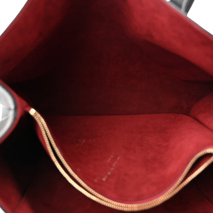 Louis Vuitton Grained Calfskin Lockme Shopper Black 5 of 10
