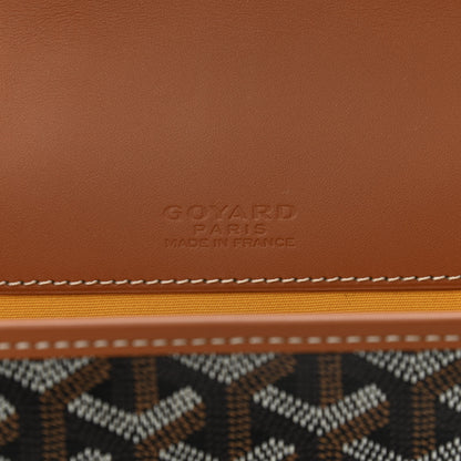 Goyard Goyardine Belvedere II MM Messenger Bag Black Gold 6 of 10