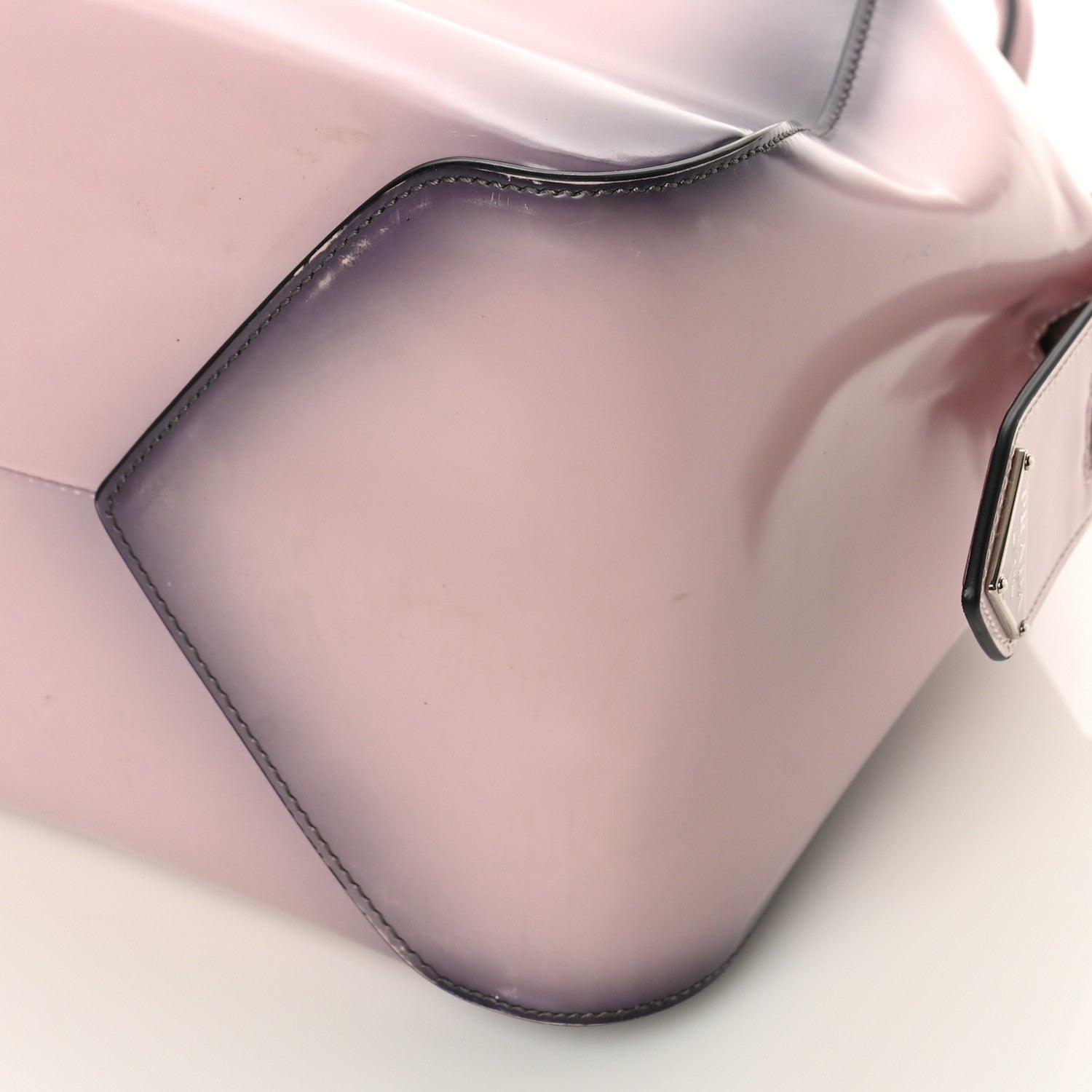 Prada Spazzolato Small Supernova Handbag Alabastro Sfumato 9 of 10