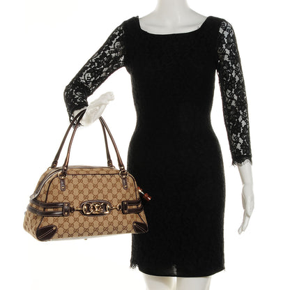 Gucci Monogram Large Wave Boston Dark Brown 2 of 7