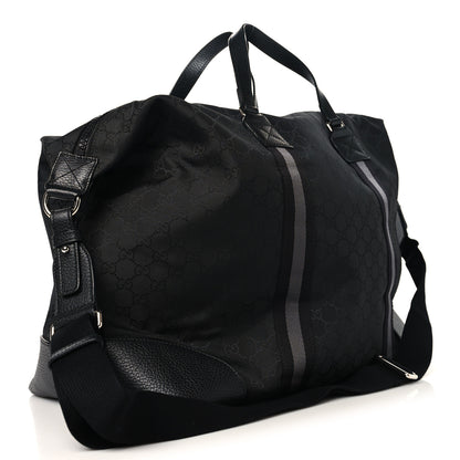 Gucci Nylon Monogram XL Duffle Bag Black 2 of 11