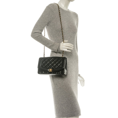 Chanel Lambskin Quilted Medium Single Flap Black 2 of 8