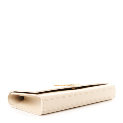 Saint Laurent Grain De Poudre Classic Monogram Cassandre Clutch Nude Powder 4 of 13