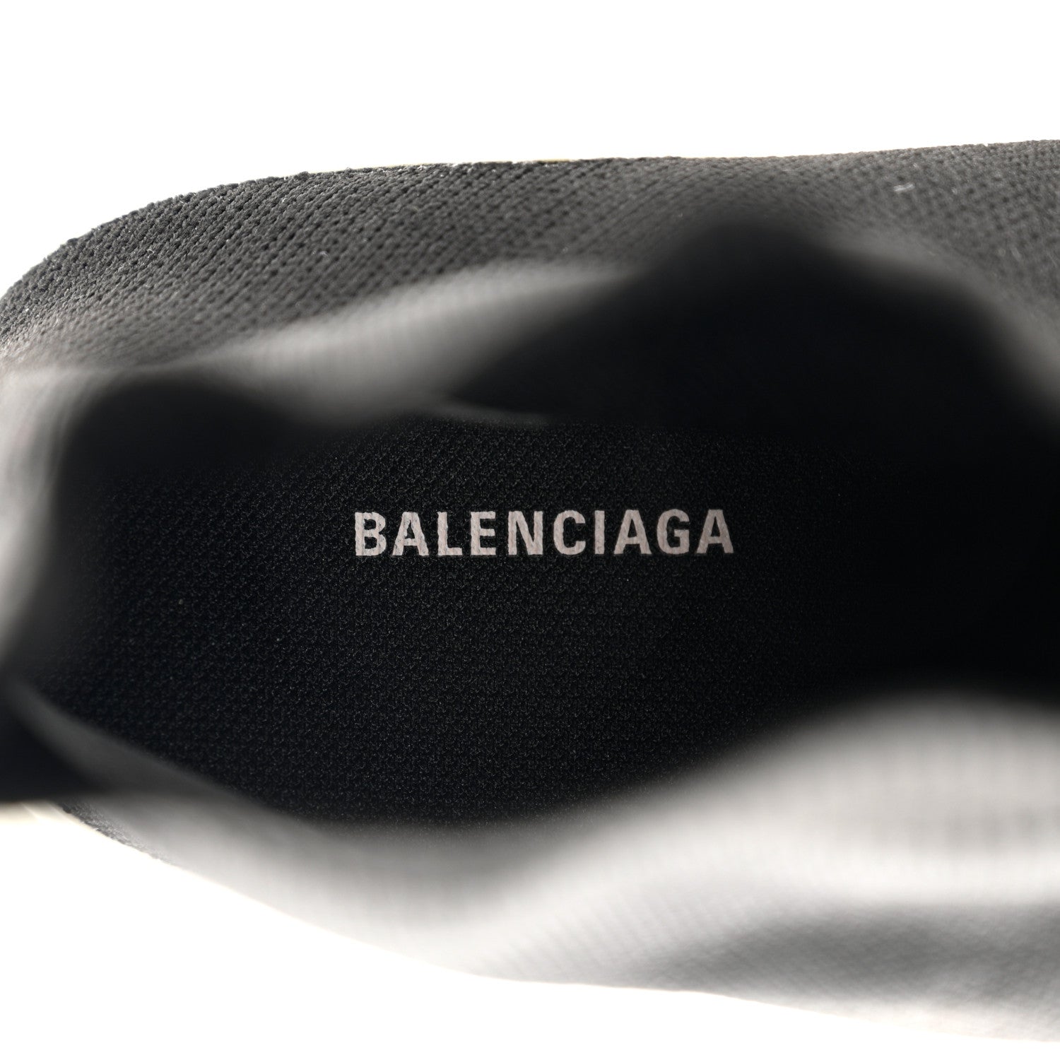 Balenciaga Neoprene Knit Womens Speed Sneakers 40 Black White 6 of 8