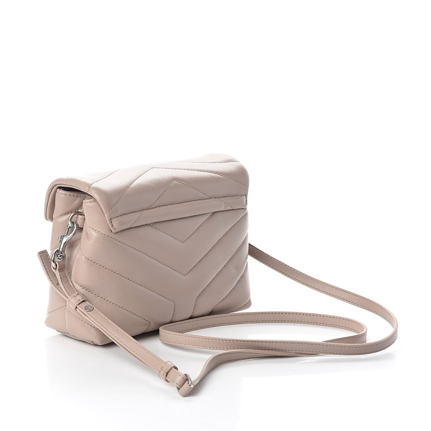 Calfskin Y Quilted Monogram Toy Loulou Satchel Light Natural