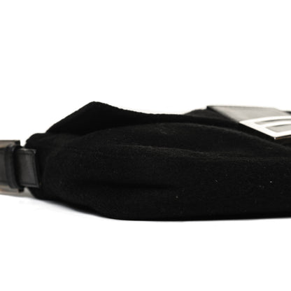 Fendi Wool Baguette Black 9 of 11