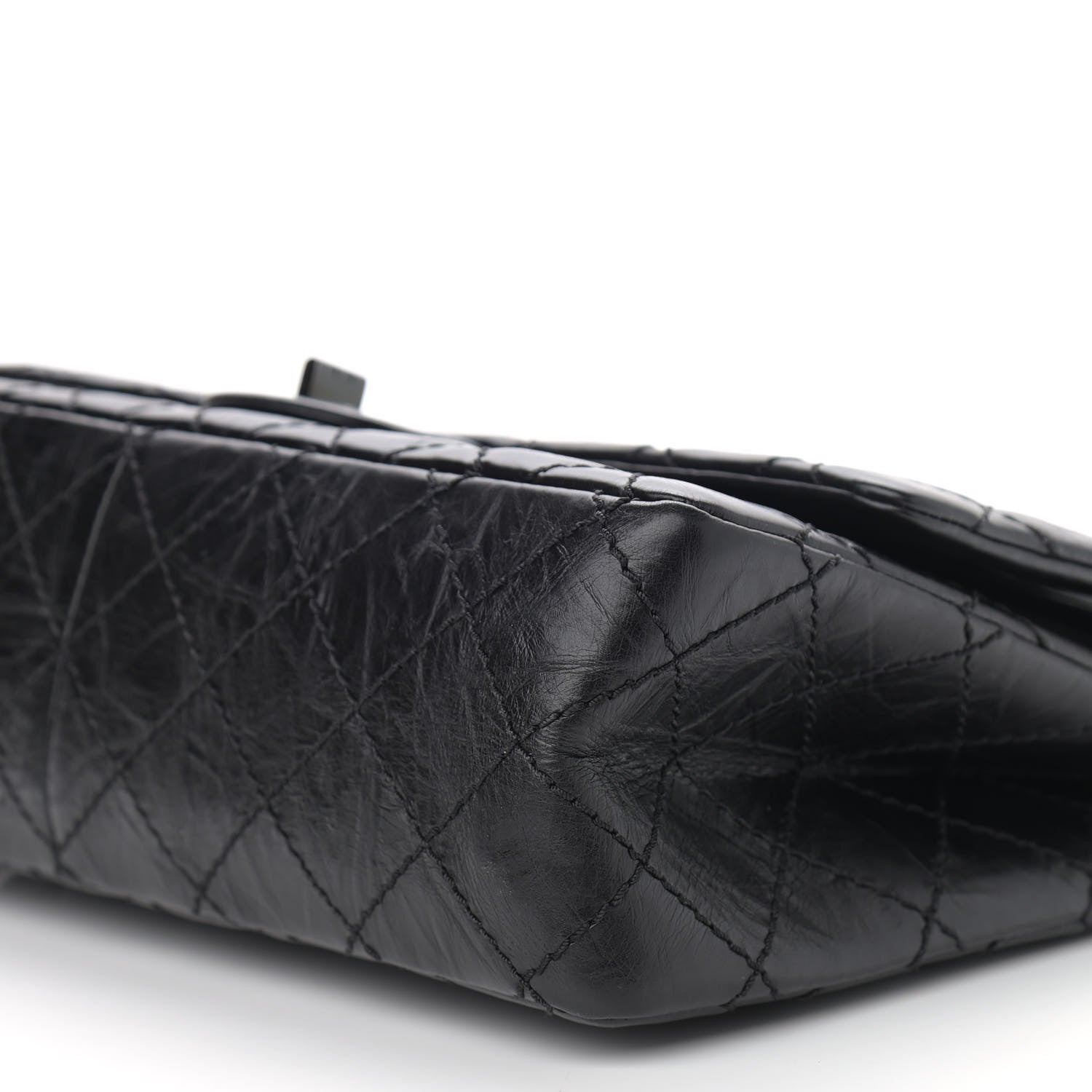 Chanel Aged Calfskin Quilted 2.55 Reissue 226 Flap So Black 10 of 10