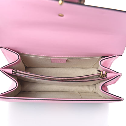 Gucci Calfskin Bamboo Web Embroidered Medium Dionysus Top Handle Bag Pink 5 of 9
