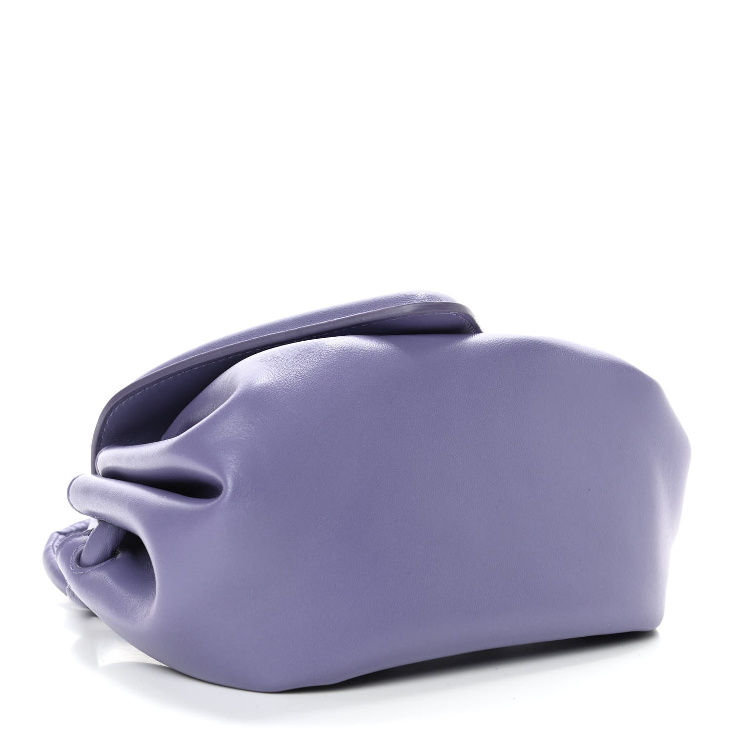 Bottega Veneta Lambskin Small Beak Triangle Flap Shoulder Bag Lavender 3 of 4