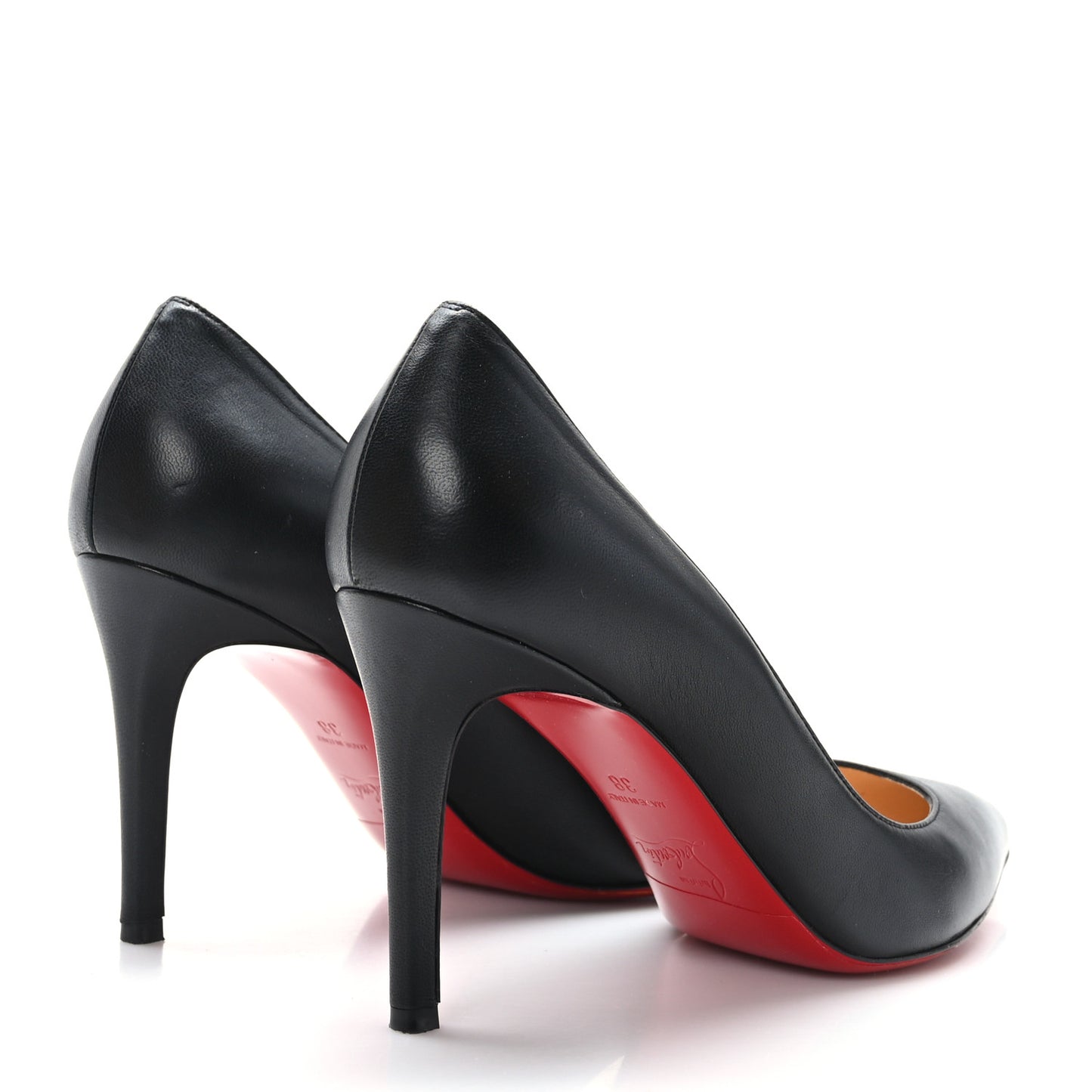 Shiny Nappa Pigalle Follies 85 Pumps 38 Black