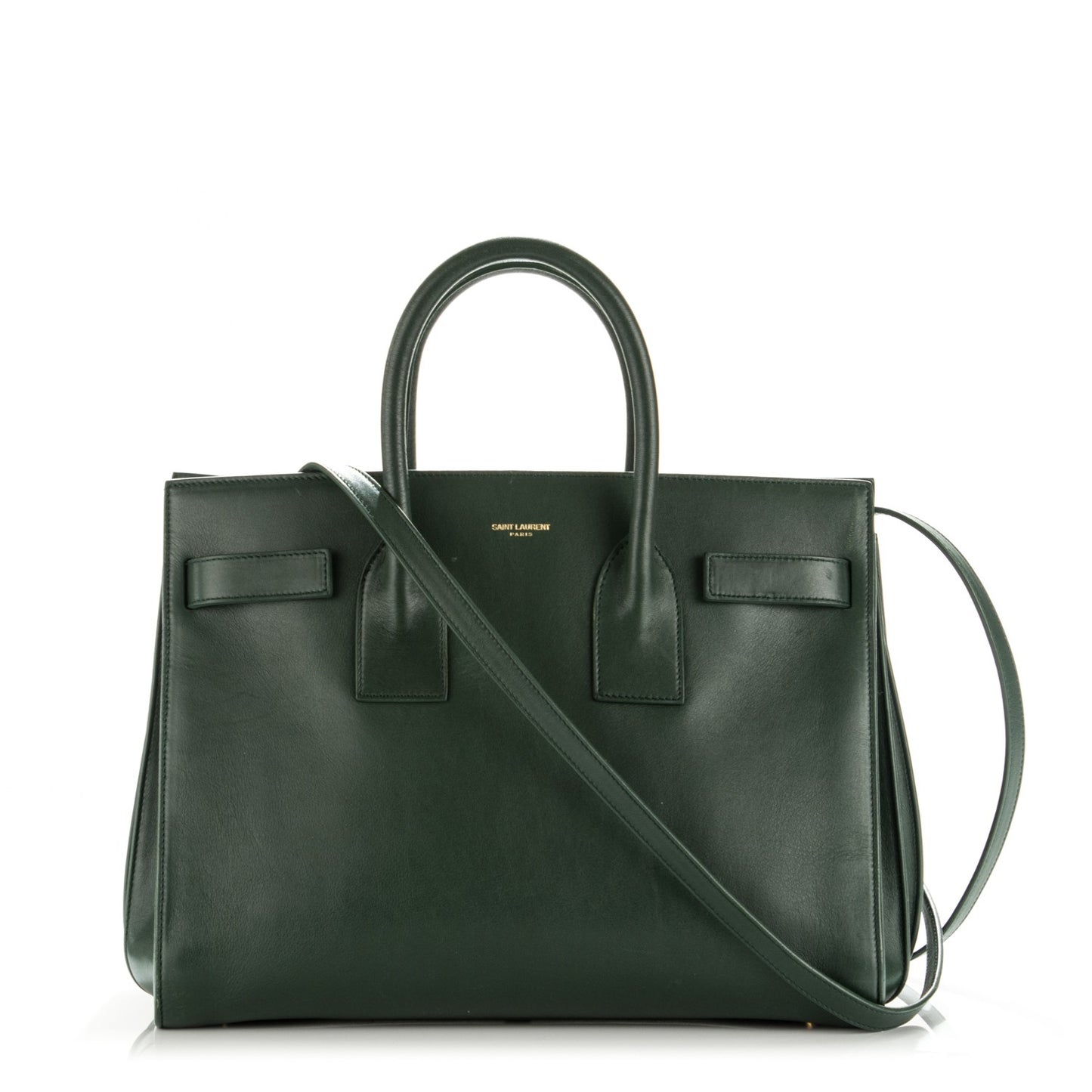 Calfskin Small Sac De Jour Dark Green