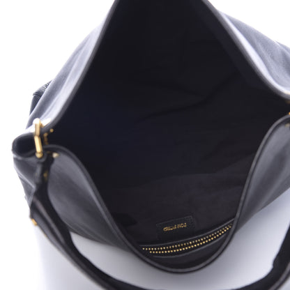 Tom Ford Calfskin Zipper Strap Hobo Black 5 of 10