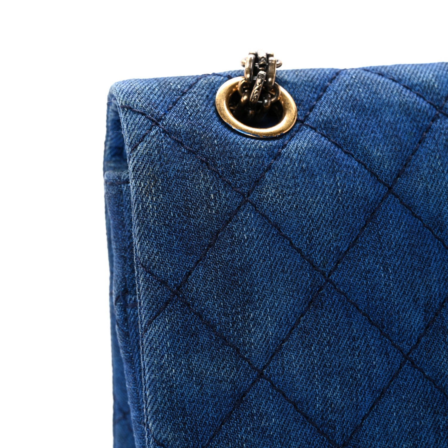 Chanel Denim Quilted 2.55 Reissue 226 Double Flap Blue 13 of 13