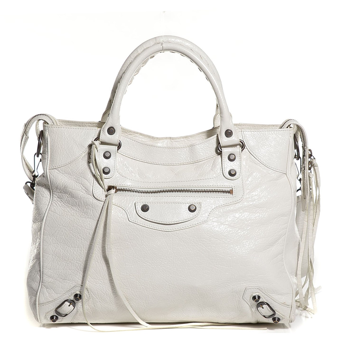 Agneau Classic Hardware Velo Creme Ivory