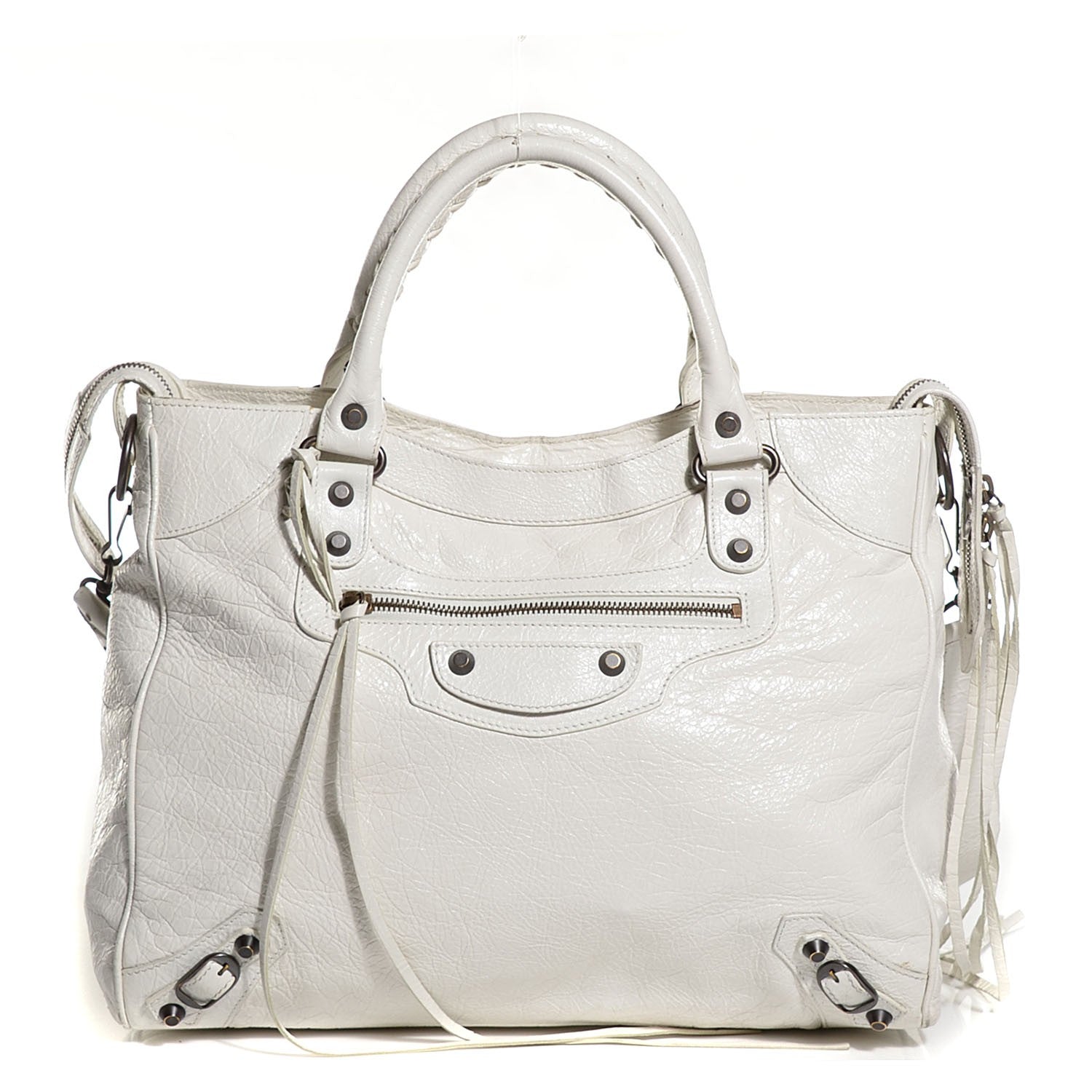 Balenciaga Agneau Classic Hardware Velo Creme Ivory 1 of 12