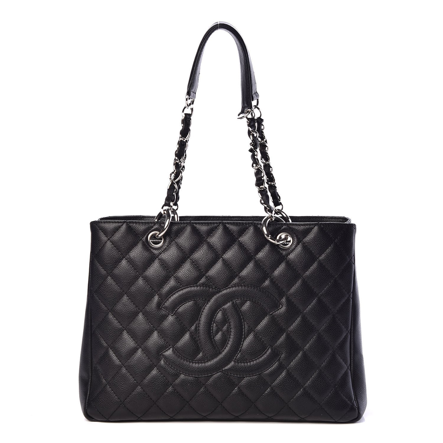Chanel Caviar Quilted Grand Shopping Tote GST Black 1 of 13