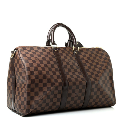 Louis Vuitton Damier Ebene Keepall Bandouliere 45 2 of 9