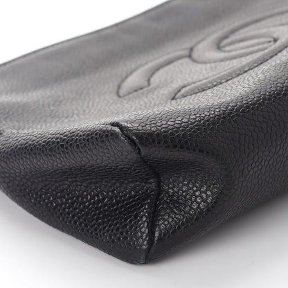 Chanel Caviar Timeless CC Cosmetic Pouch Black 11 of 12