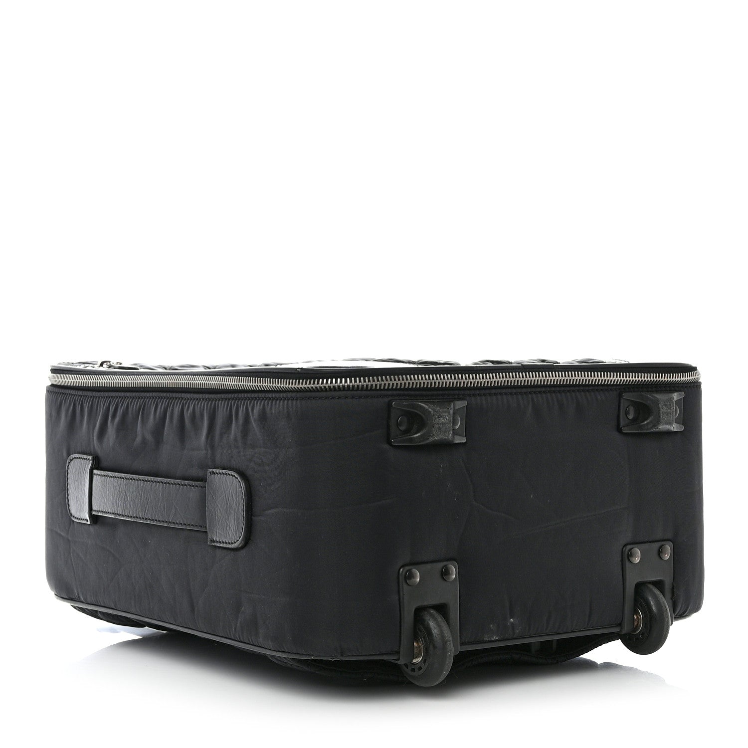 Chanel Toile Calfskin Quilted Paris New York Trolley Black 3 of 10