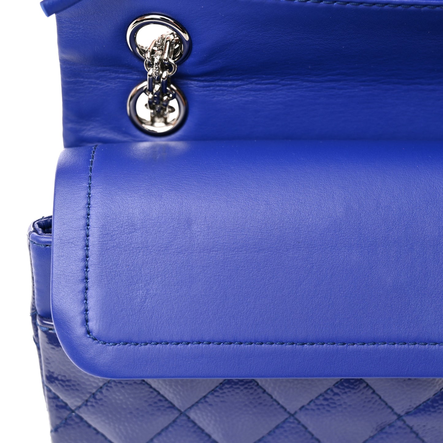 Patent Caviar Quilted 2.55 Reissue 226 Flap Navy Blue