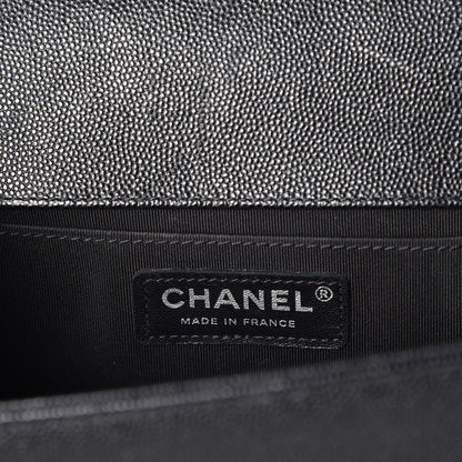 Chanel Caviar Quilted Medium Boy Flap Black 6 of 12