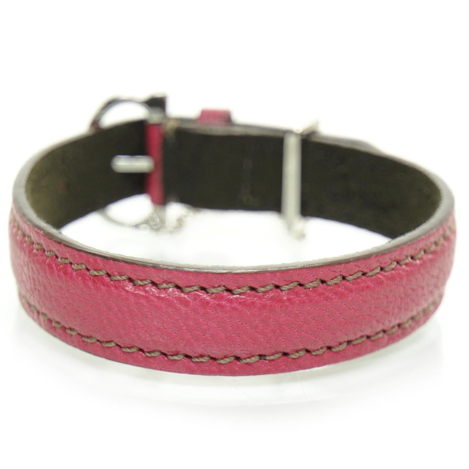 Cartier Goatskin Leather Les Must Bracelet Fuchsia 1 of 6