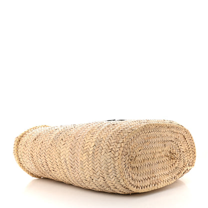 Loewe Raffia Large Basket Tote Bag Natural Tan 4 of 9