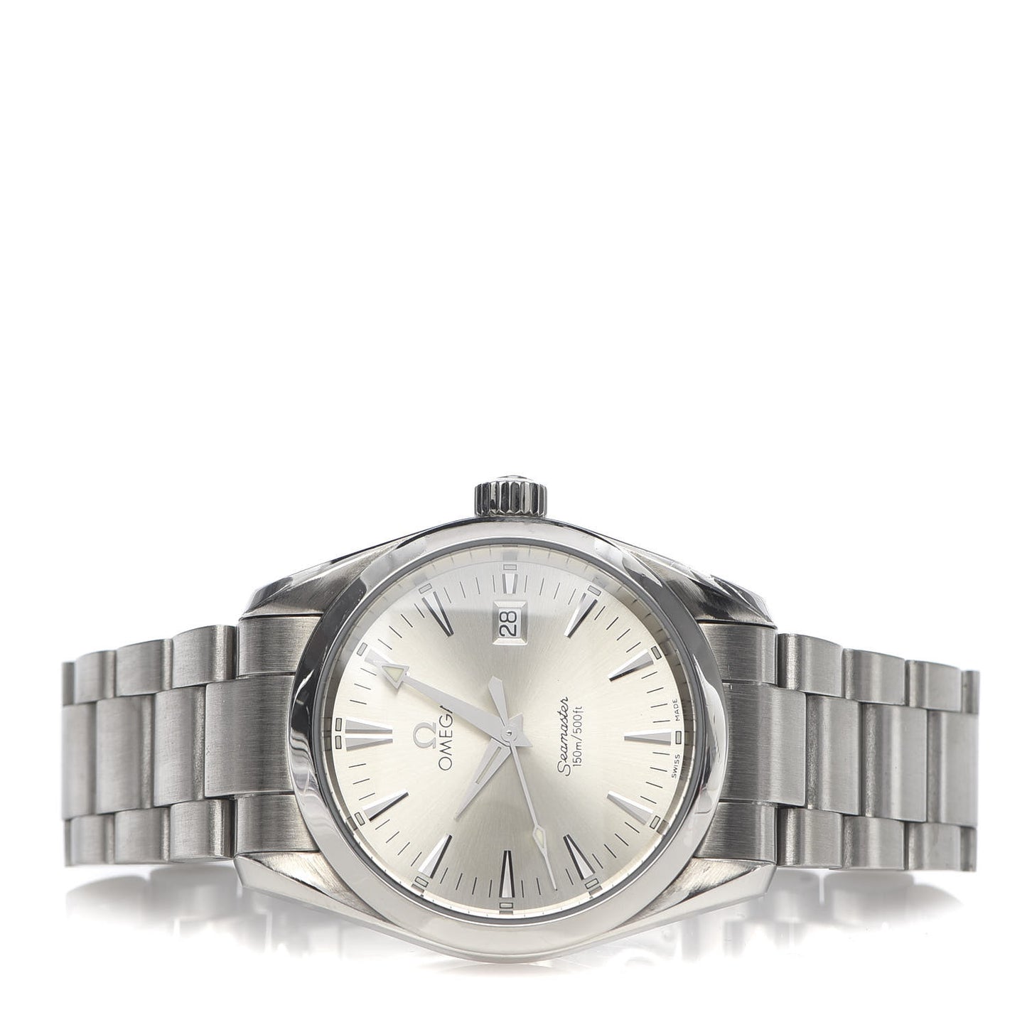 Stainless Steel 36mm Seamaster Aqua Terra Quartz Watch 2518.30