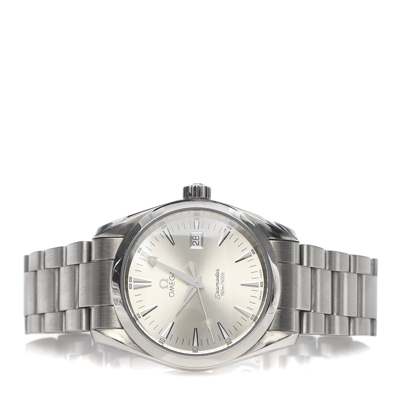 Omega Stainless Steel 36mm Seamaster Aqua Terra Quartz Watch 2518.30 3 of 6