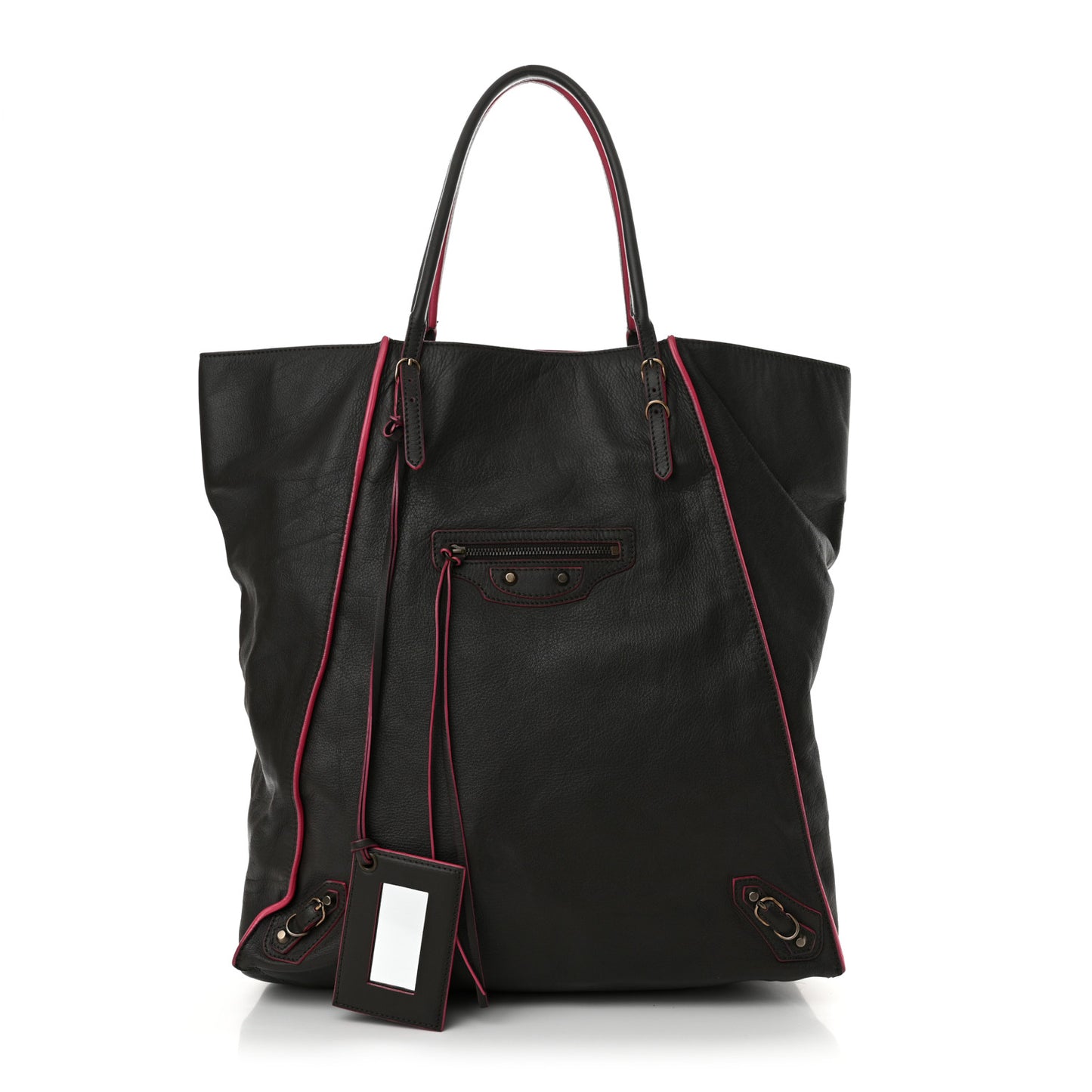Veau Papier Basket Tote Brown