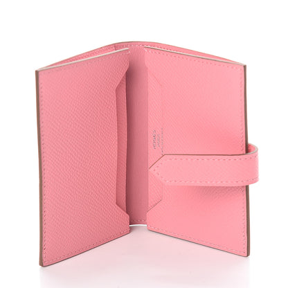 Hermes Epsom Bearn Card Holder Rose Confetti 6 of 6