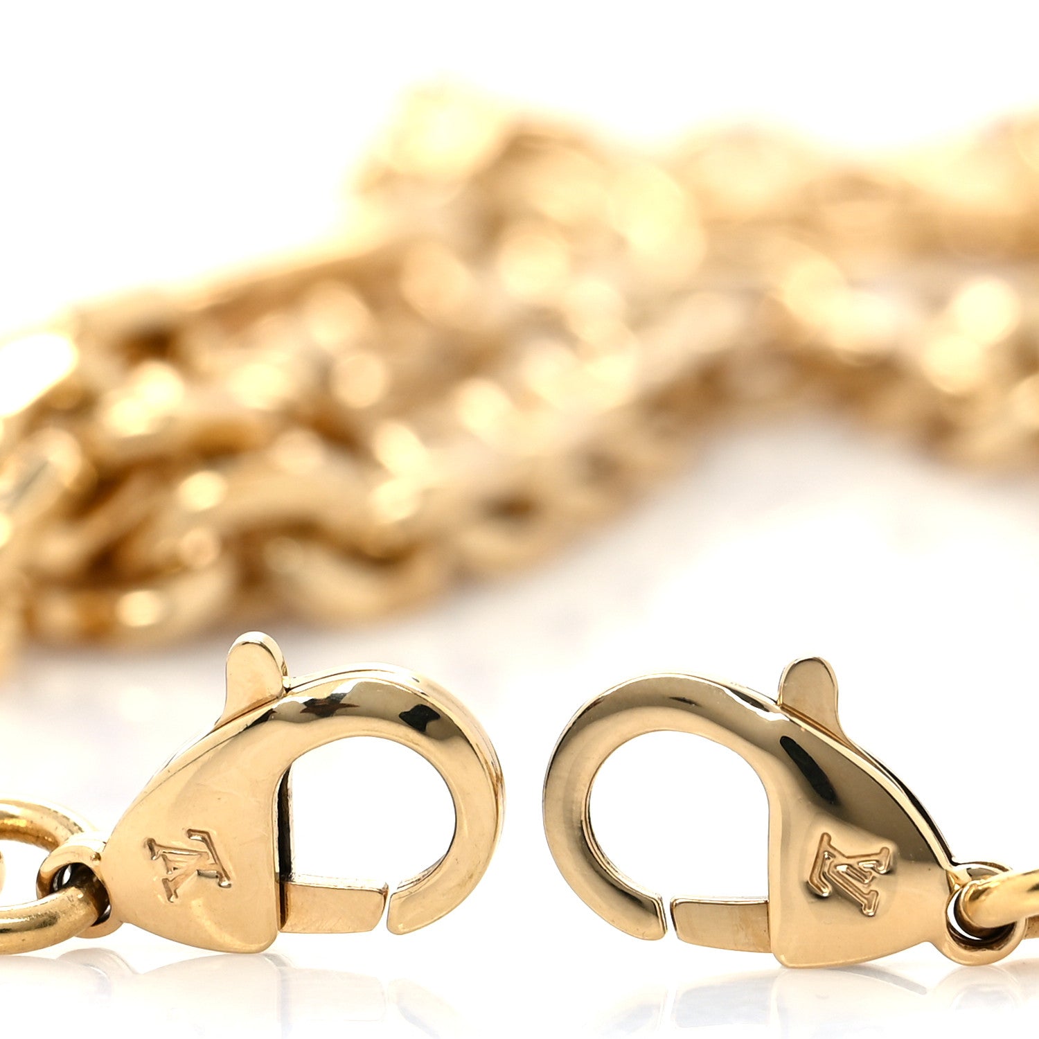 Louis Vuitton Metal Pochette Coussin Chain Strap Gold 3 of 3