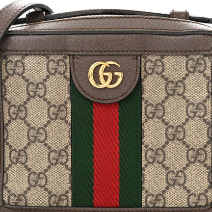 Gucci GG Supreme Monogram Mini Ophidia Top Handle Shoulder Bag Brown 8 of 11