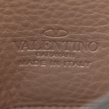 Valentino Garavani Pebbled Calfskin Medium Rockstud Flip Lock Crossbody Bag Poudre 6 of 12