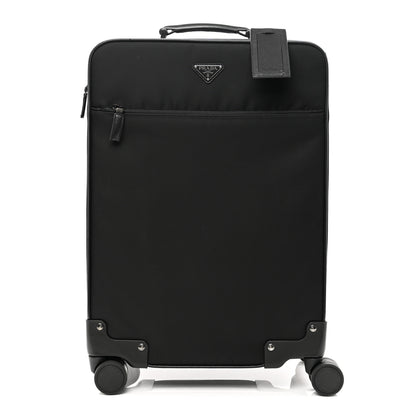 Prada Tessuto Nylon Saffiano Trolley Luggage Black 1 of 13